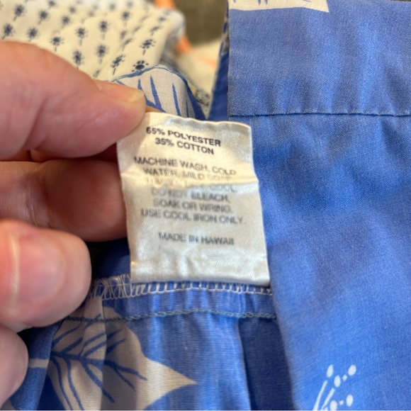 ROYAL CREATIONS HAWAII Short Zippered Muu Muu Size XL Hawaiian Tropical Aloha - Picture 11 of 16